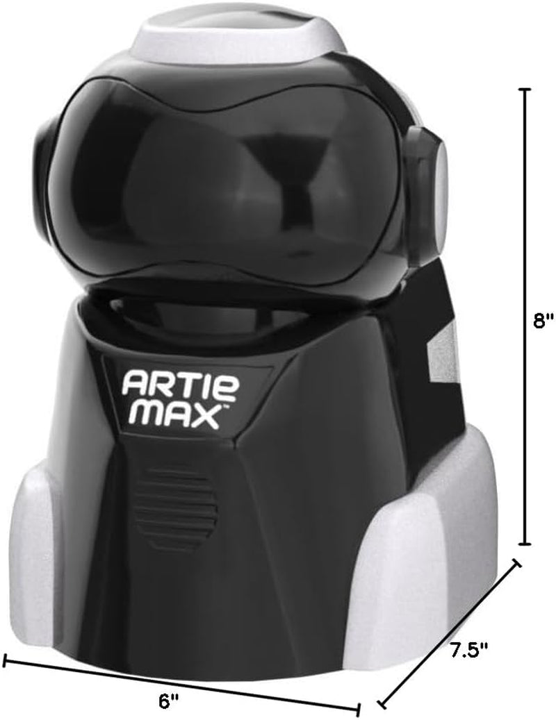 Coding drawing robot STEM toy Artie Max with dimensions 7.5 x 6 x 8 inches for educational fun.
