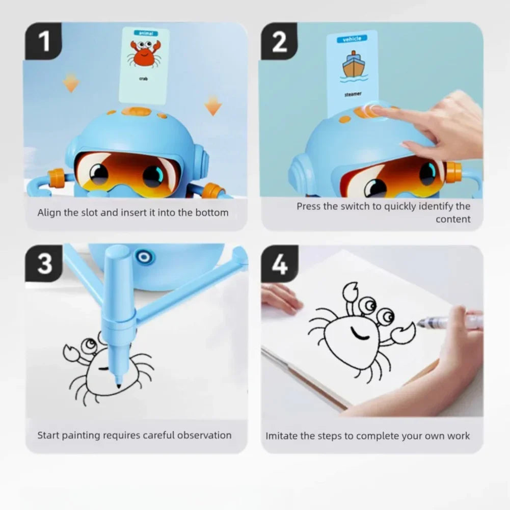 Interactive Educational Drawing Robot