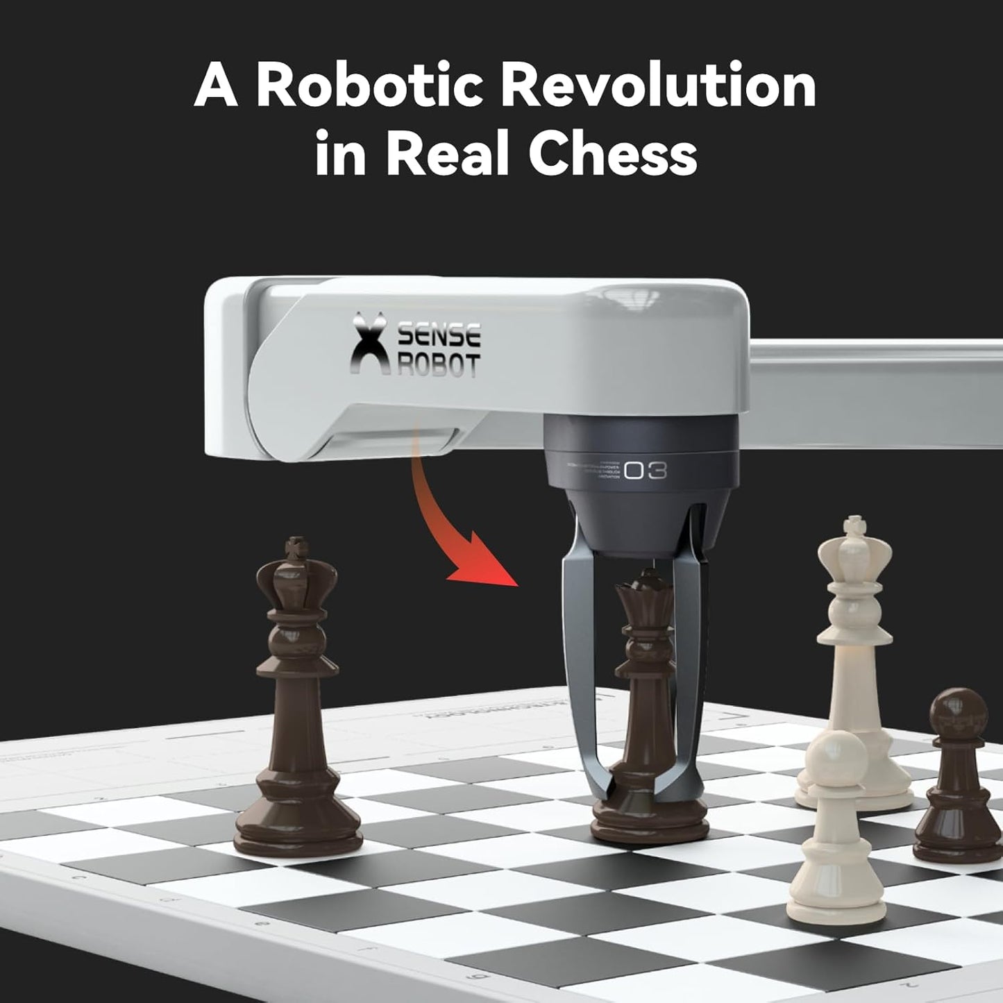 AI Chess Robot with Robotic Arm – 25 AI Levels, 1200+ Exercises, Endgame Trainer, Classic Game Replay, Voice Coaching, Lichess Integration, App Sync, for All Skill Levels