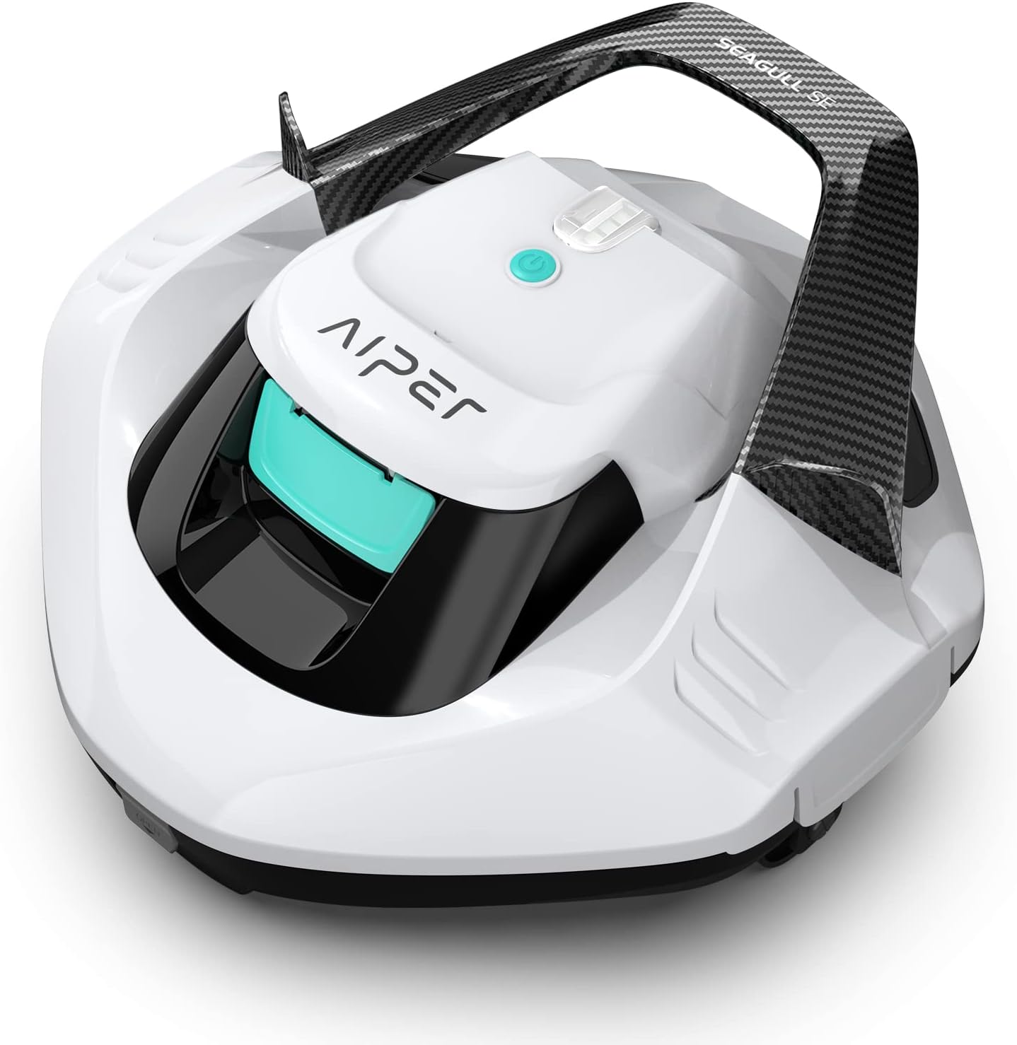 Cordless Robotic Pool Vacuum, Self-Parking Technology, Portable, Ideal for Above-Ground Flat Pool up to 40 Feet