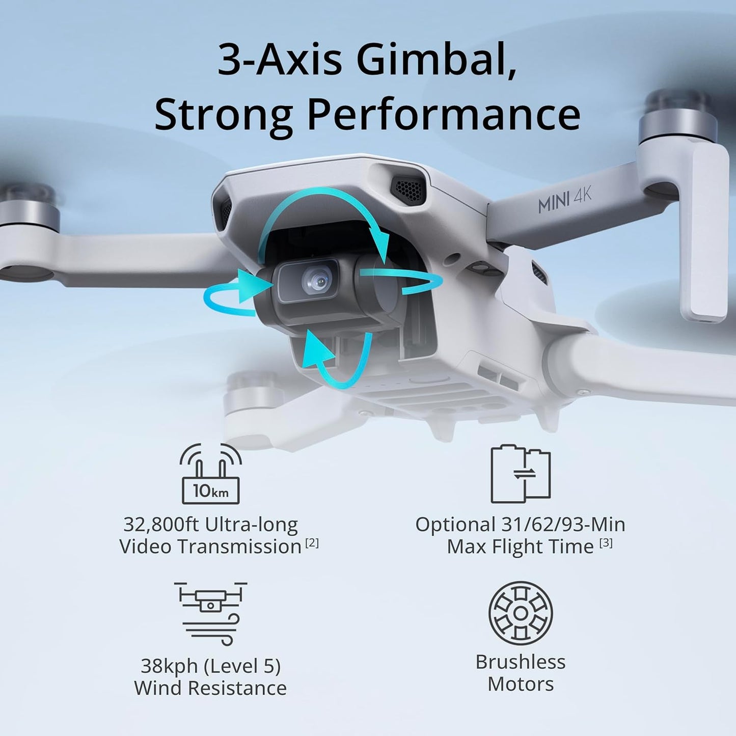 4K camera drone under 249g