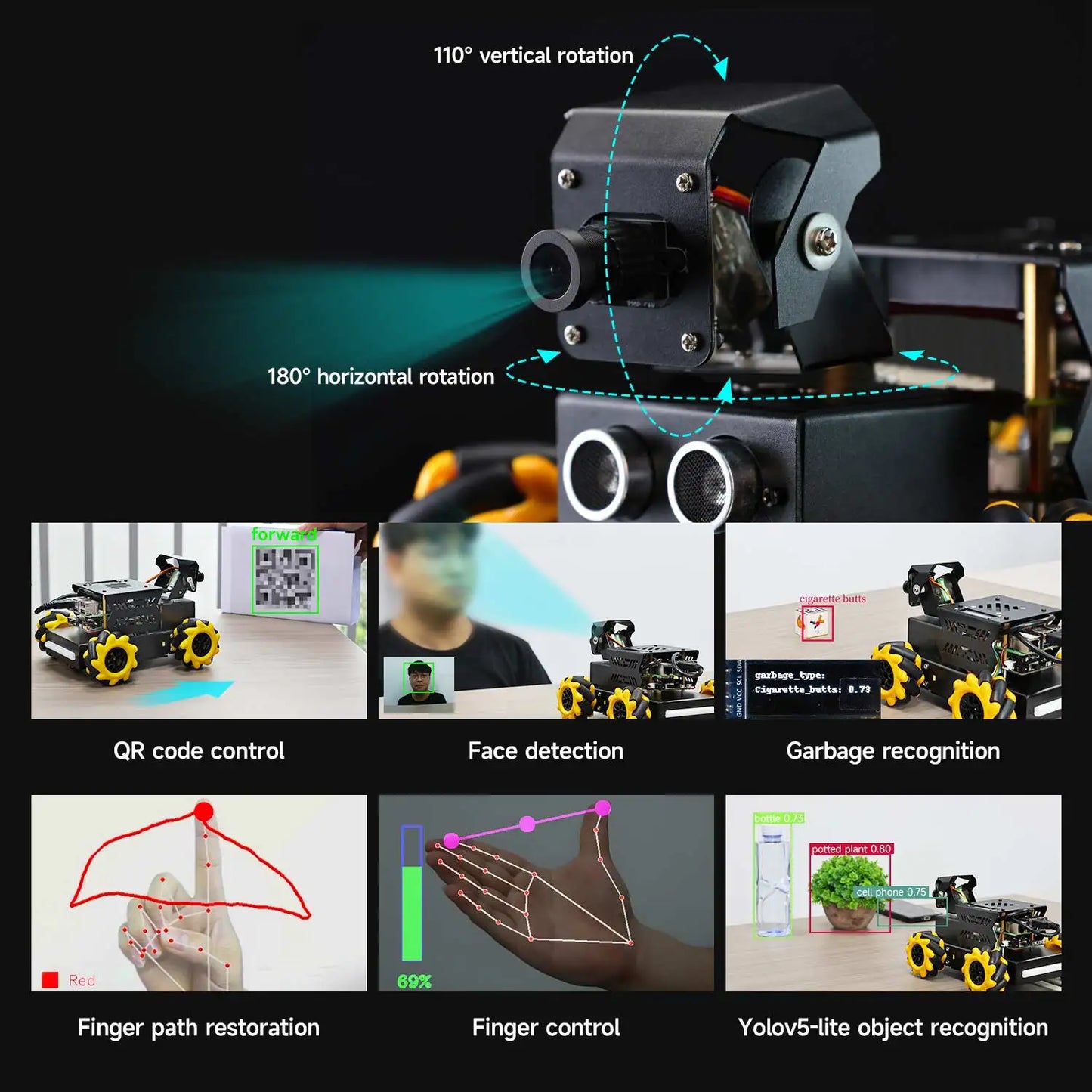 AI Robot Car Kit Raspberry Pi 5