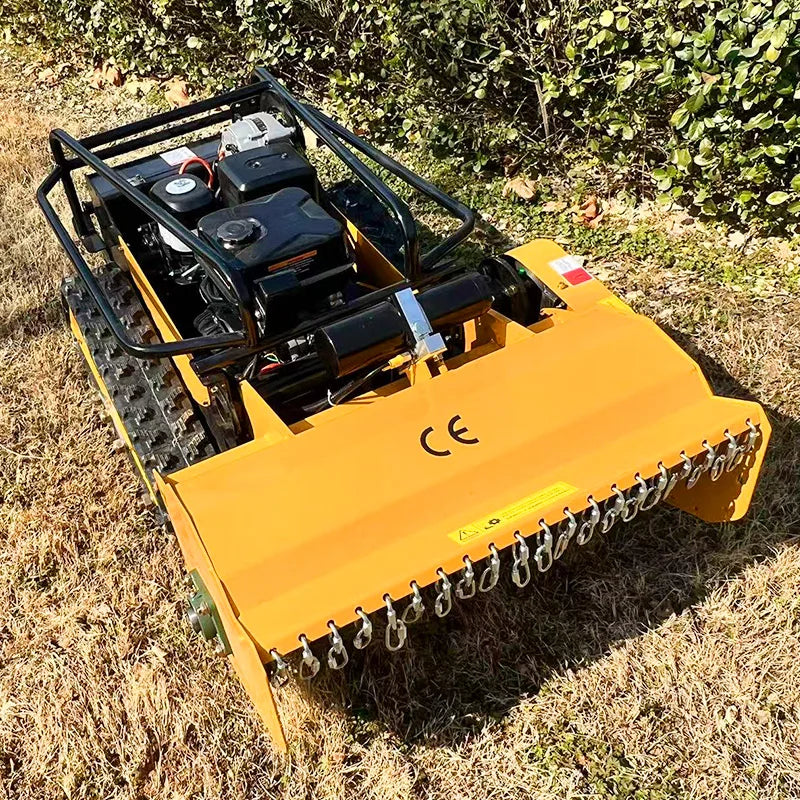 Remote Control Flail Crawler Mower