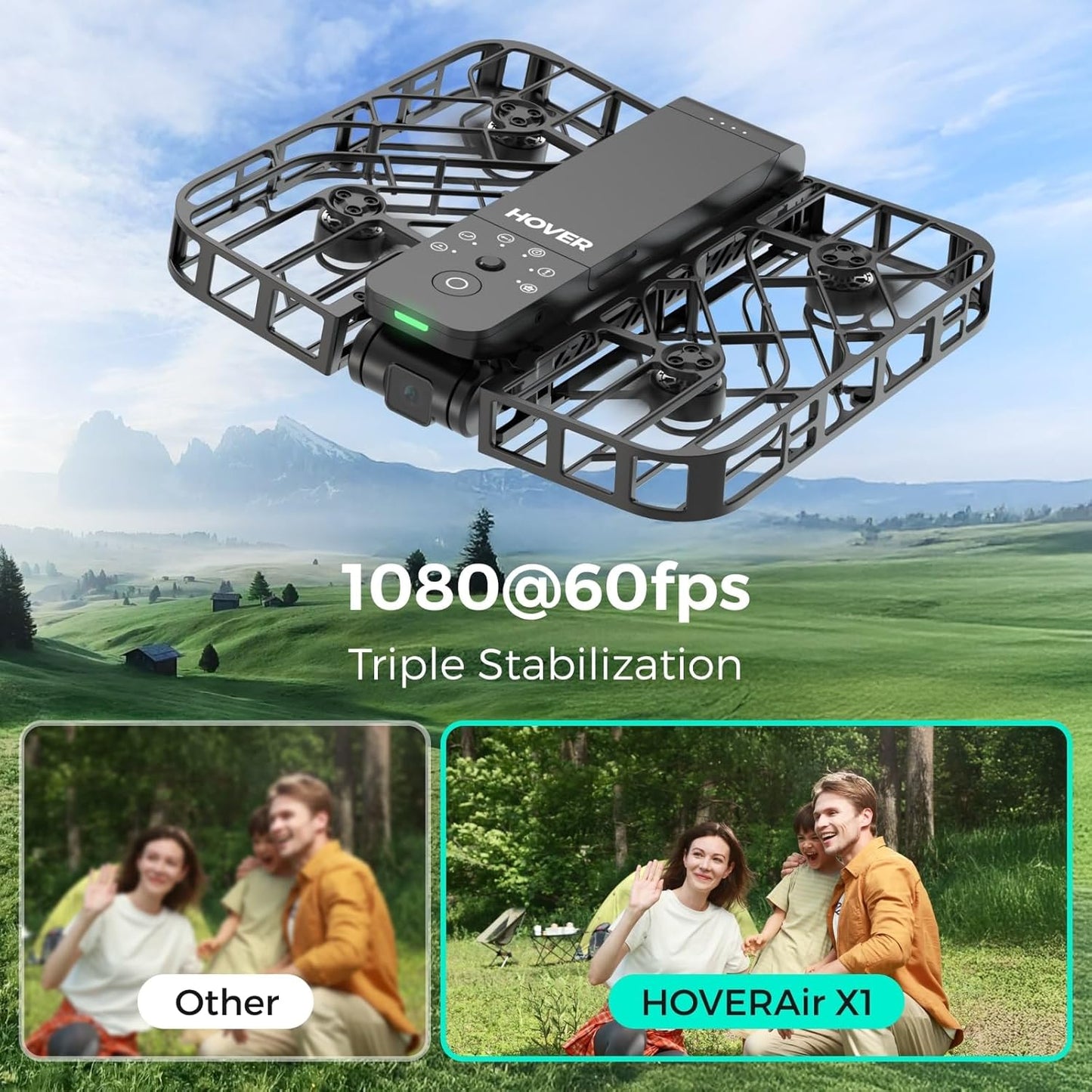 Self-Flying Camera Foldable Mini Drone