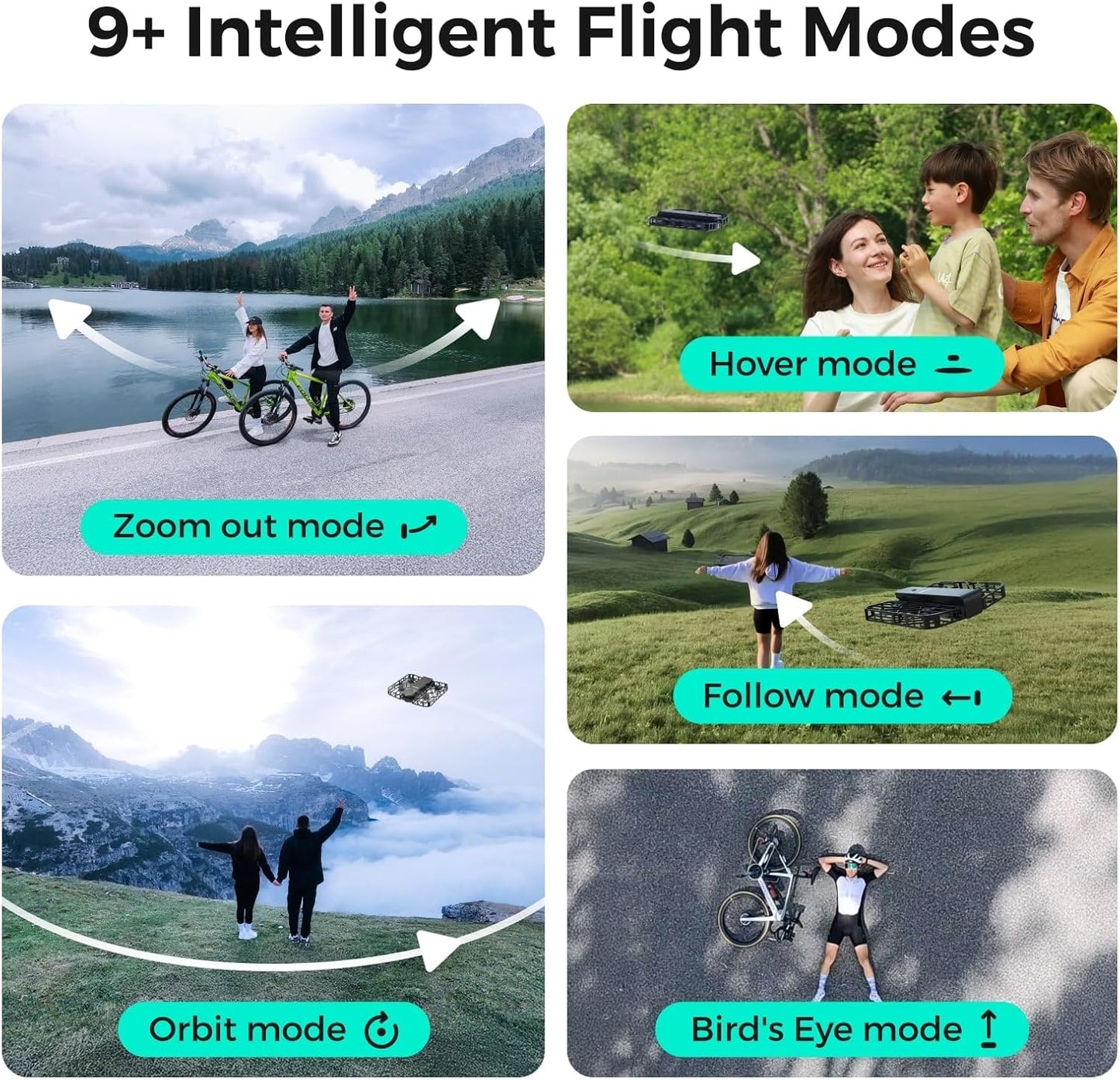Self-Flying Camera Foldable Mini Drone