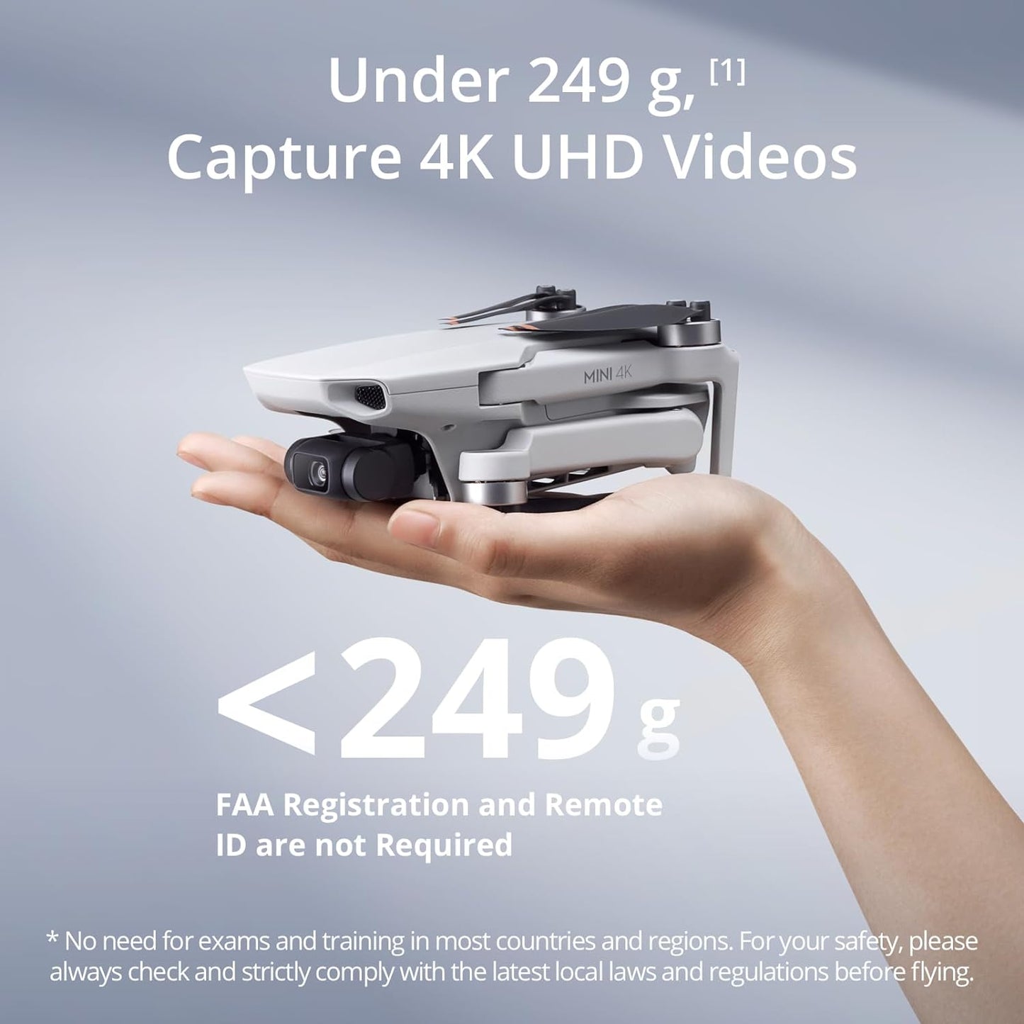 4K camera drone under 249g