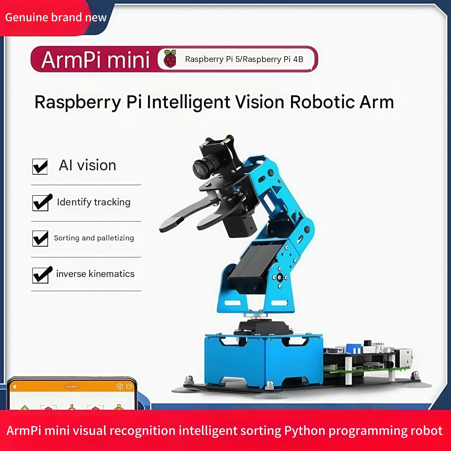 visual recognition robotic arm