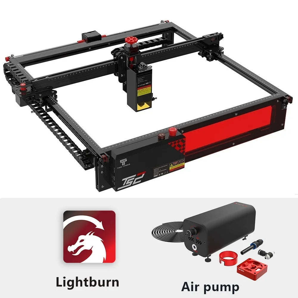 Twotrees TS2 20W Laser Engraver 450X450Mm XY Axis Limit Switch Laser Engraving Machine Compressed Spot Technology Cutter Machine