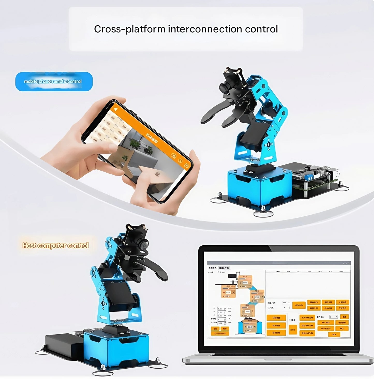 visual recognition robotic arm