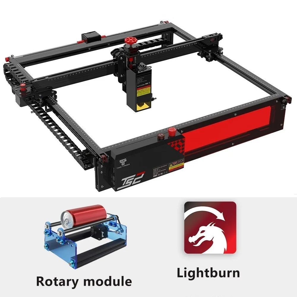 Twotrees TS2 20W Laser Engraver 450X450Mm XY Axis Limit Switch Laser Engraving Machine Compressed Spot Technology Cutter Machine