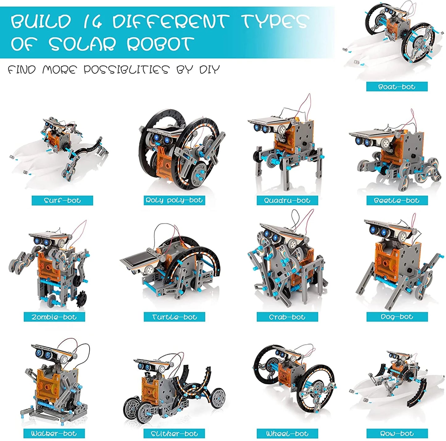 solar robot toy kit