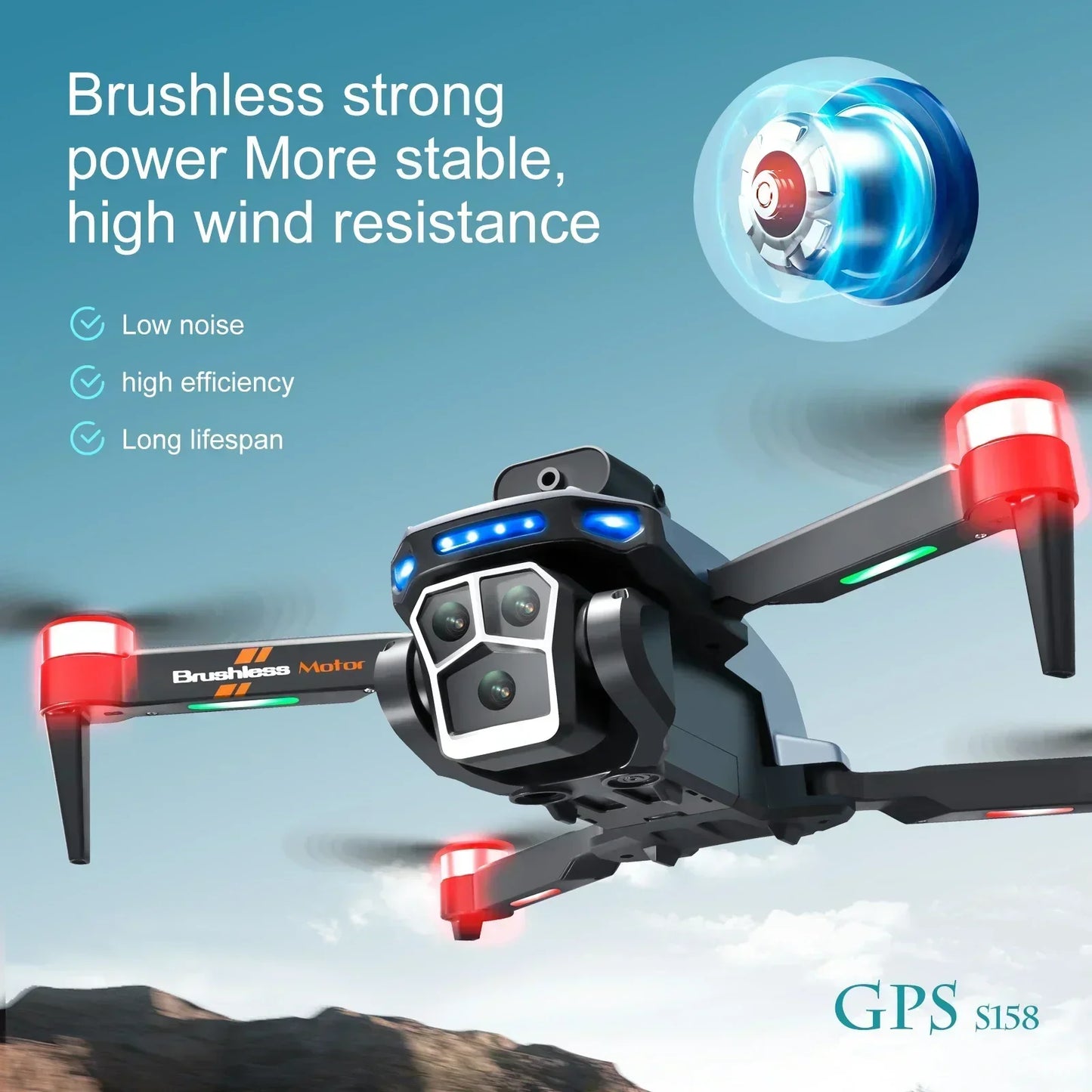 Foldable Professional 8K HD Camera Drone