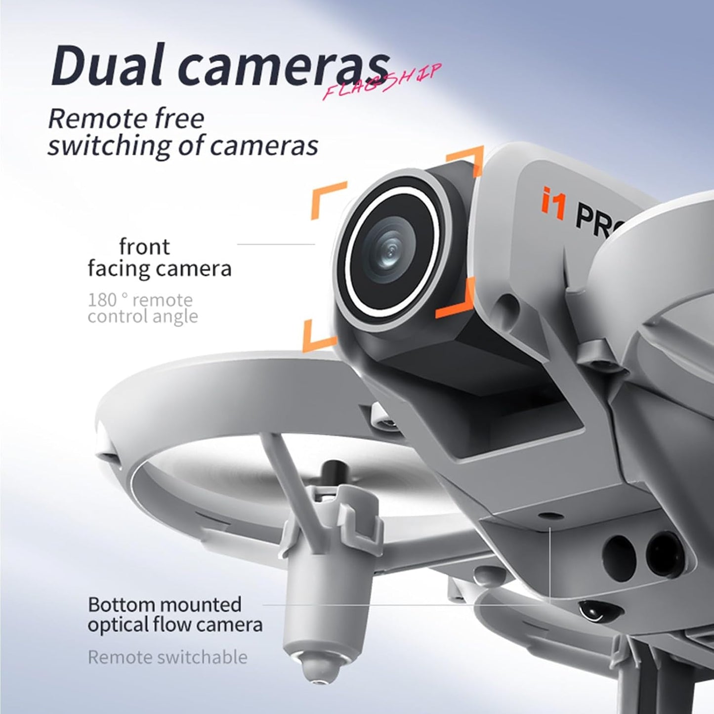 dual camera mini drone