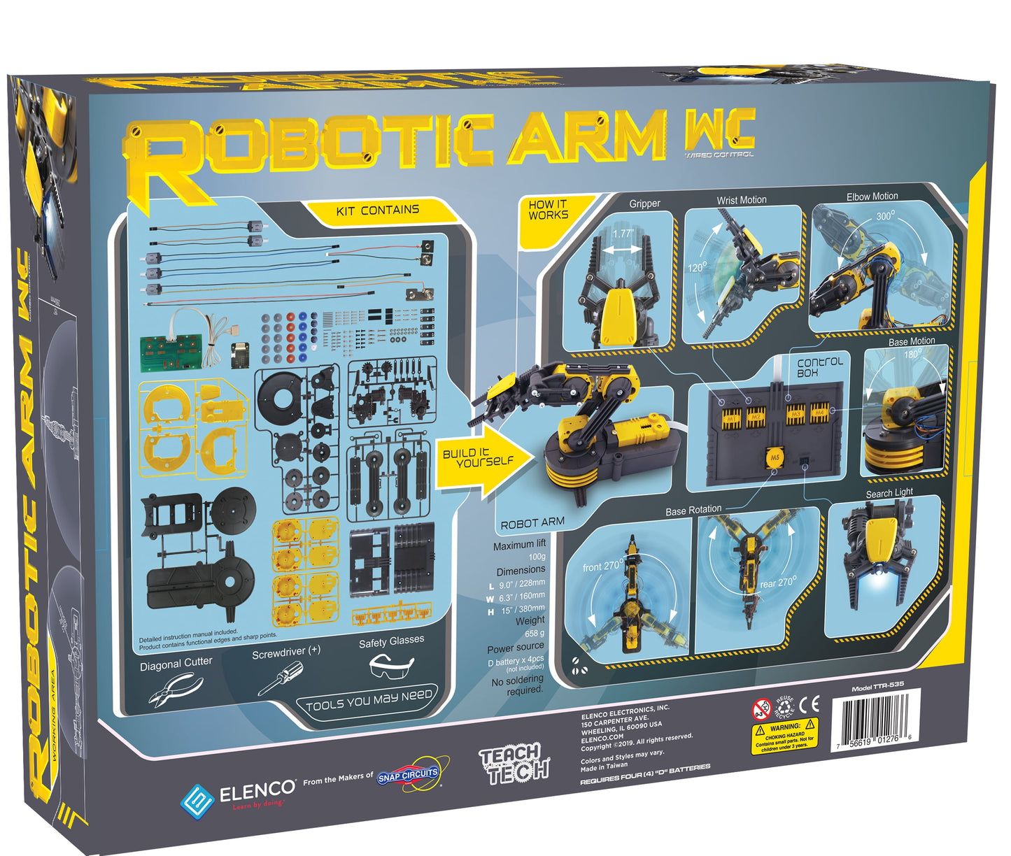 Robotic Arm Wire Controlled