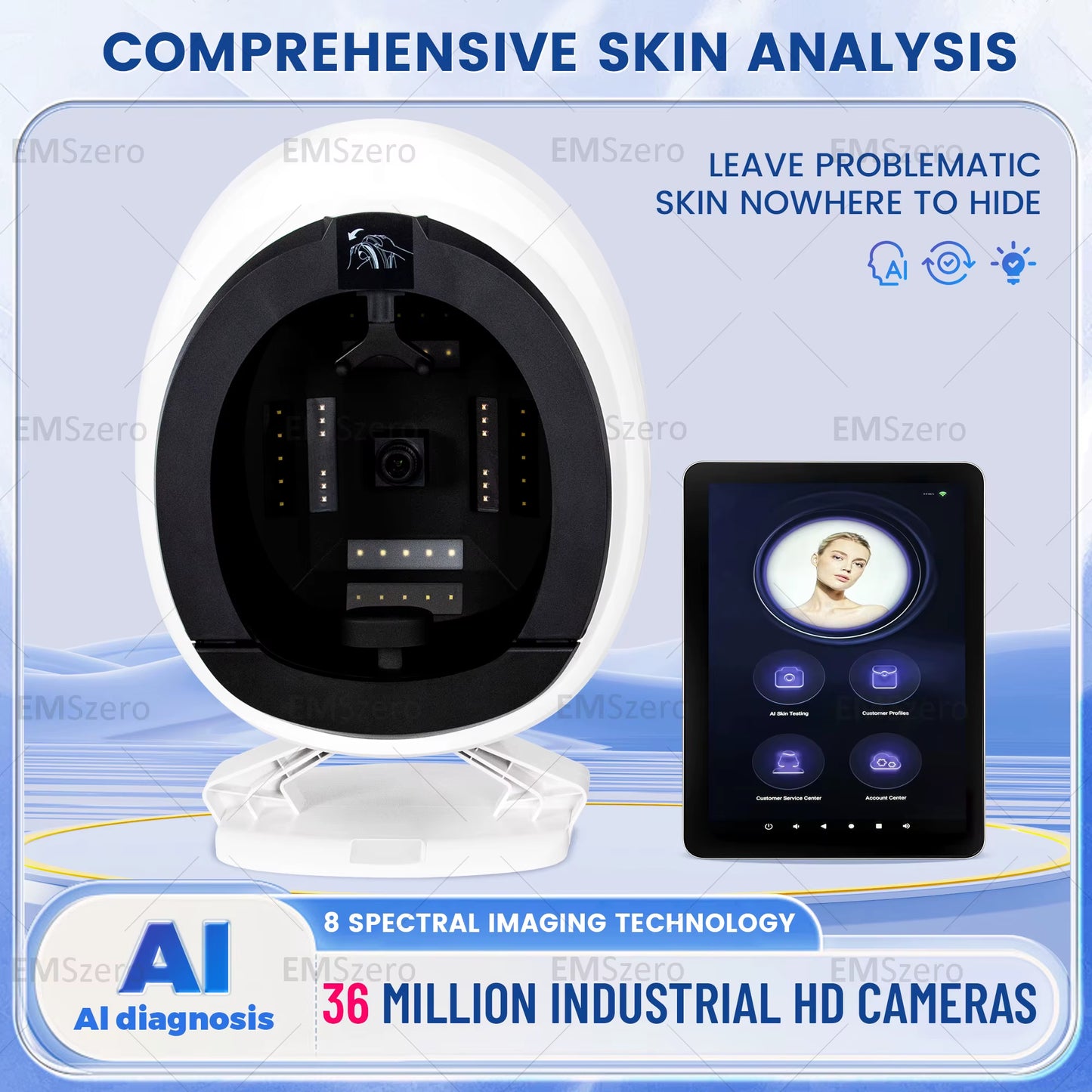 3D AI skin analyzer