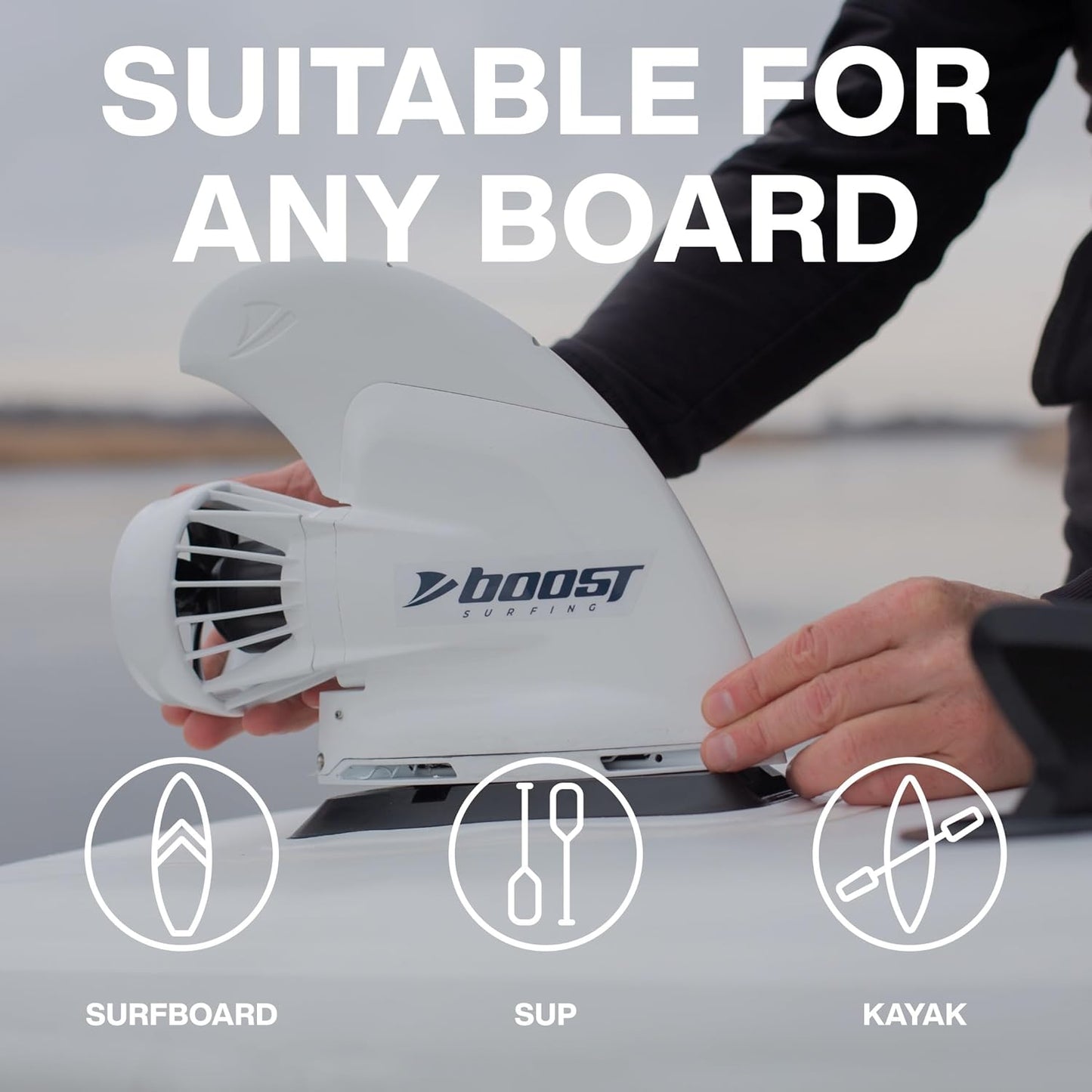 electric motor surf fin