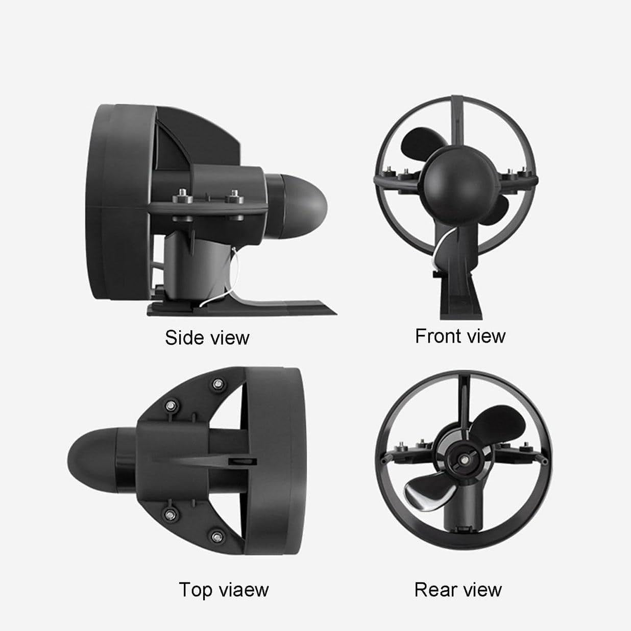 electric motorized fin for surfboards