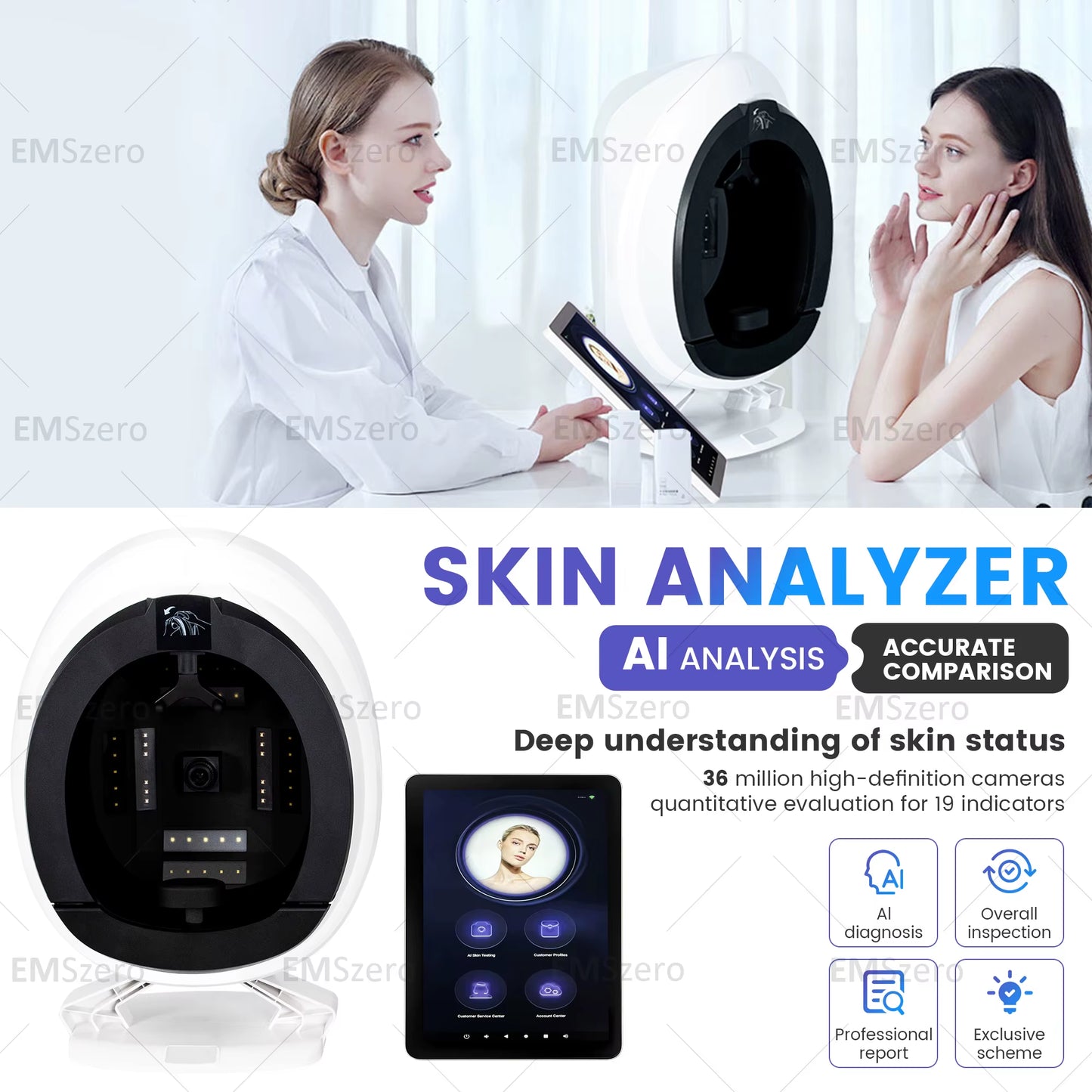 3D AI skin analyzer