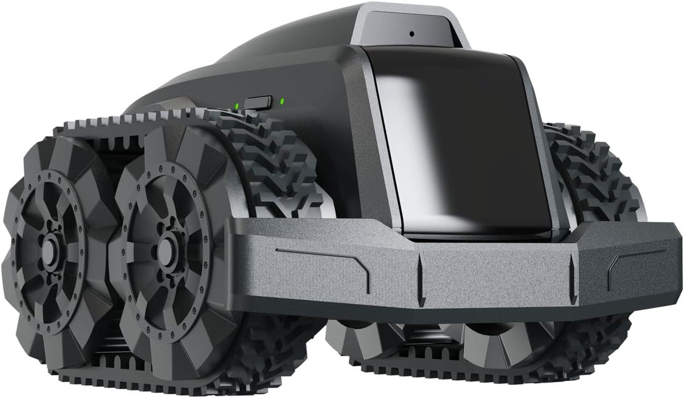 All-terrain mobile camera robot designed for easy monitoring in various environments.