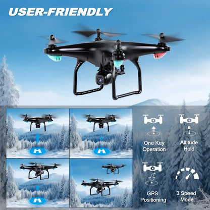 GPS drone with 4K camera