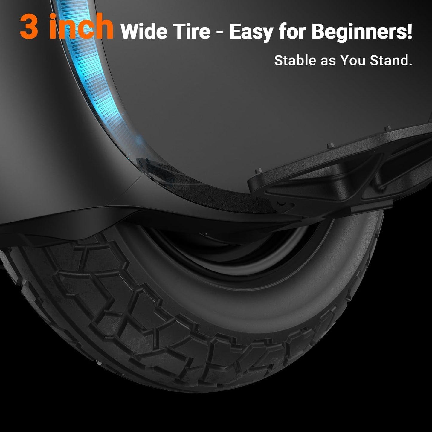 INMOTION V6 Electric Unicycle: UL2272 Certified 27.6Lbs Lightest EUC, 18.6Mi Range & 1000W Motor - Self-Balancing Scooter for Adults Teens Commuting