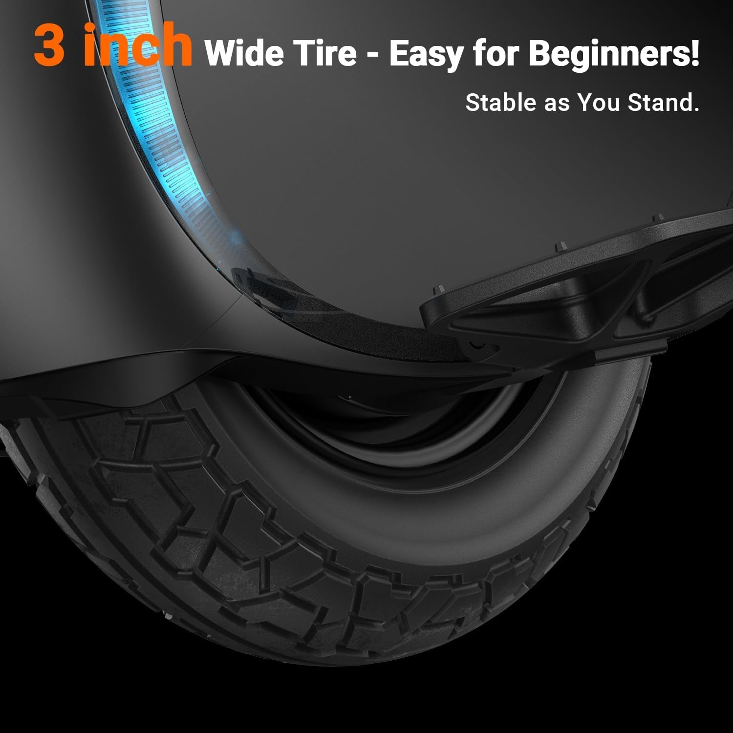 INMOTION V6 Electric Unicycle: UL2272 Certified 27.6Lbs Lightest EUC, 18.6Mi Range & 1000W Motor - Self-Balancing Scooter for Adults Teens Commuting