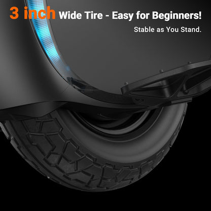 INMOTION V6 Electric Unicycle: UL2272 Certified 27.6Lbs Lightest EUC, 18.6Mi Range & 1000W Motor - Self-Balancing Scooter for Adults Teens Commuting