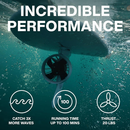 electric motor surf fin