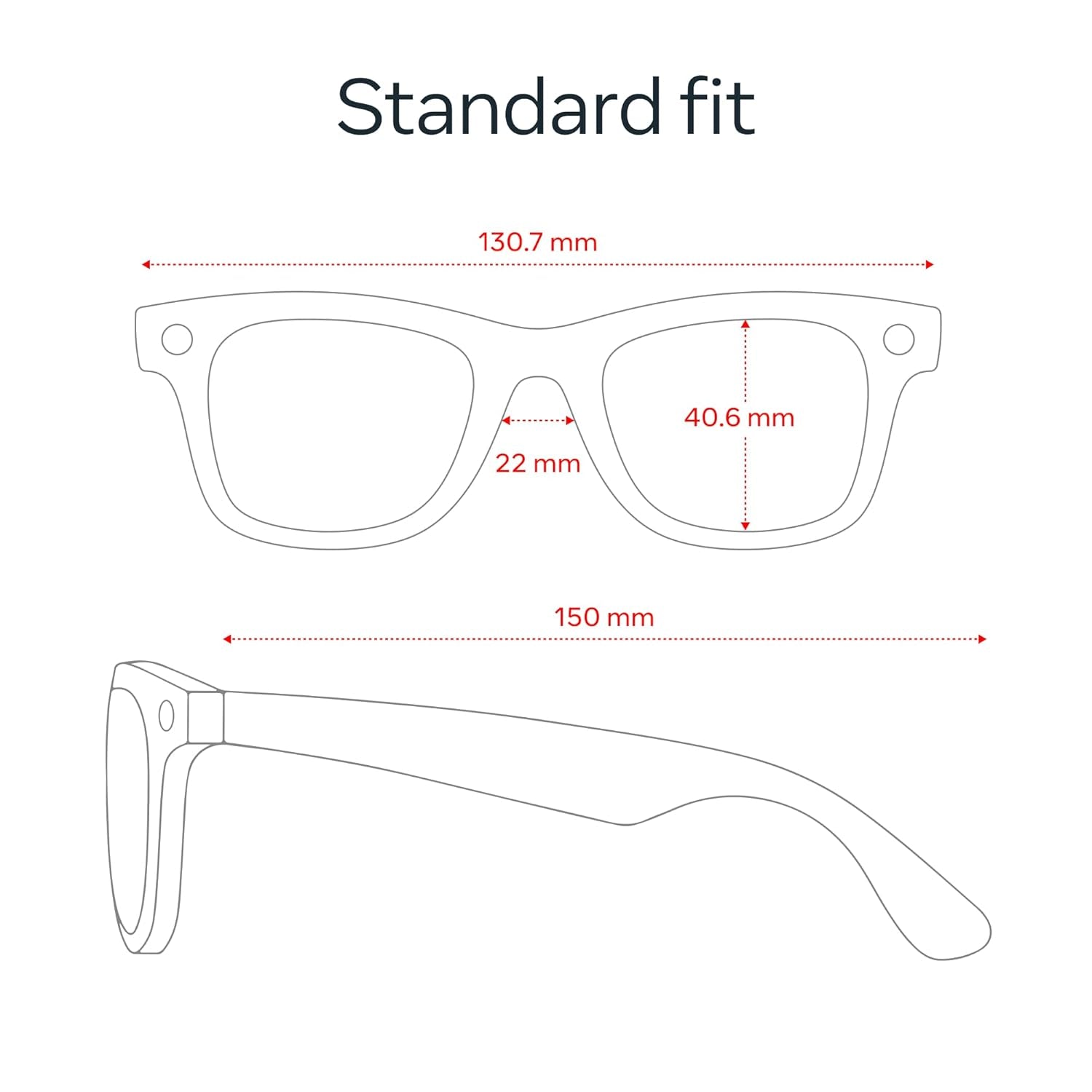 Ray-Ban Meta (Gen 2), Wayfarer, Matte Black | Smart AI Glasses for Men, Women — 2X Battery Life — 3K HD Resolution — 12 MP Ultra-Wide Camera, Audio, Video — Clear Lenses — Wearable Technology