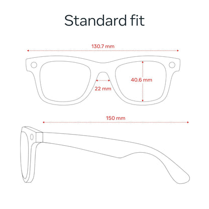 Ray-Ban Meta (Gen 2), Wayfarer, Matte Black | Smart AI Glasses for Men, Women — 2X Battery Life — 3K HD Resolution — 12 MP Ultra-Wide Camera, Audio, Video — Clear Lenses — Wearable Technology