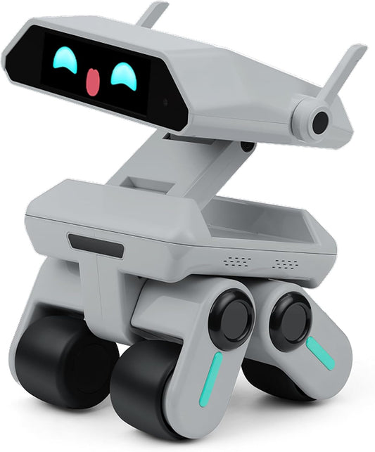 AI Robot for Kids, Programmable & Interactive AI Robot, STEAM Educational Toy Chatgpt Powered, Personalized Companion Robot W/Voice Control, Visual Recognition, Emotion-Aware, Long-Term Memory