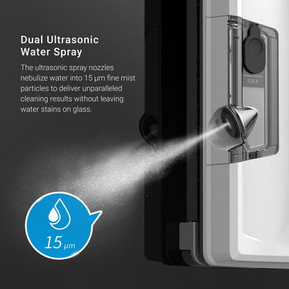 S7 Pro Window Cleaning Robot | Dual Mop Polish Hand Wiping Technology, 15Nm Ultrasonic Spray, 4800Pa Suction | Automatic Window Washer Robot for Framed/Frameless Glass, Indoor & Outdoor Use