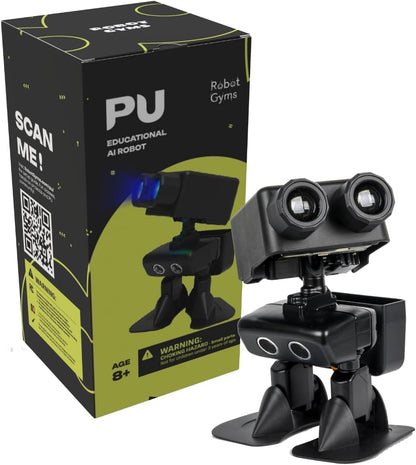 Robot PU – Adorable AI Humanoid Robot | STEM Toy with Micro:Bit | Programmable, Interactive & Upgradable | Walks, Dances, Talks & Sings | Self-Balancing | Remote & Autopilot | 30+ Free Online Classes
