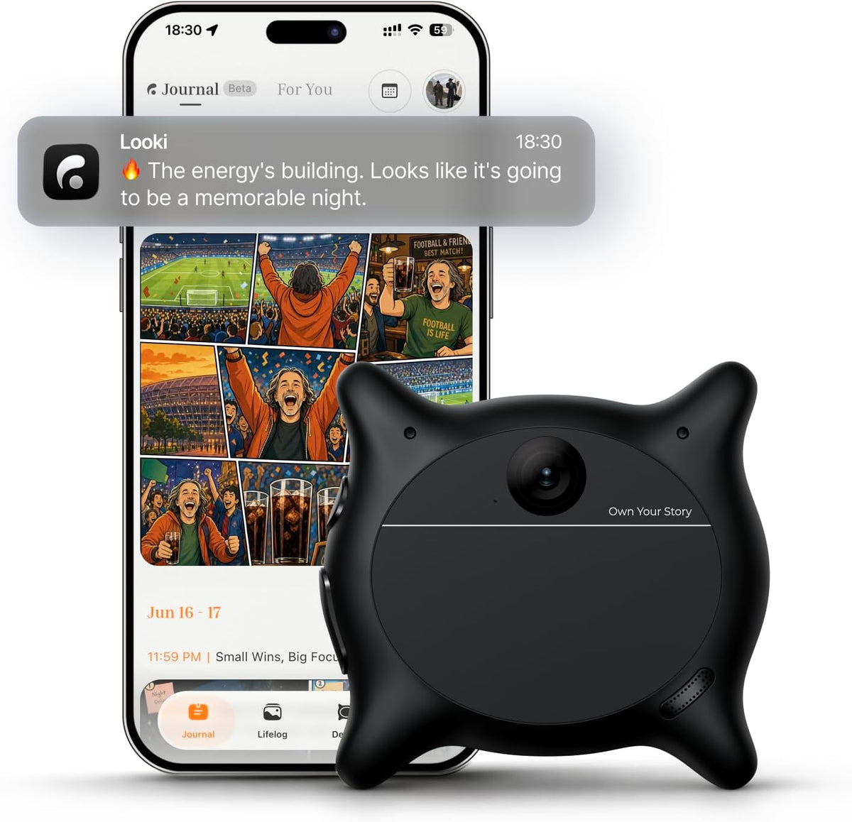 Looki L1 AI wearable camera