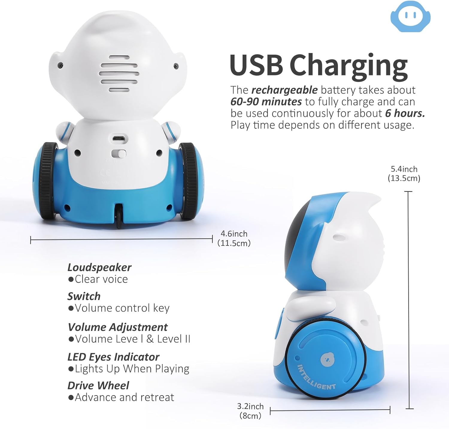 Rechargeable Smart Talking Robot Toy