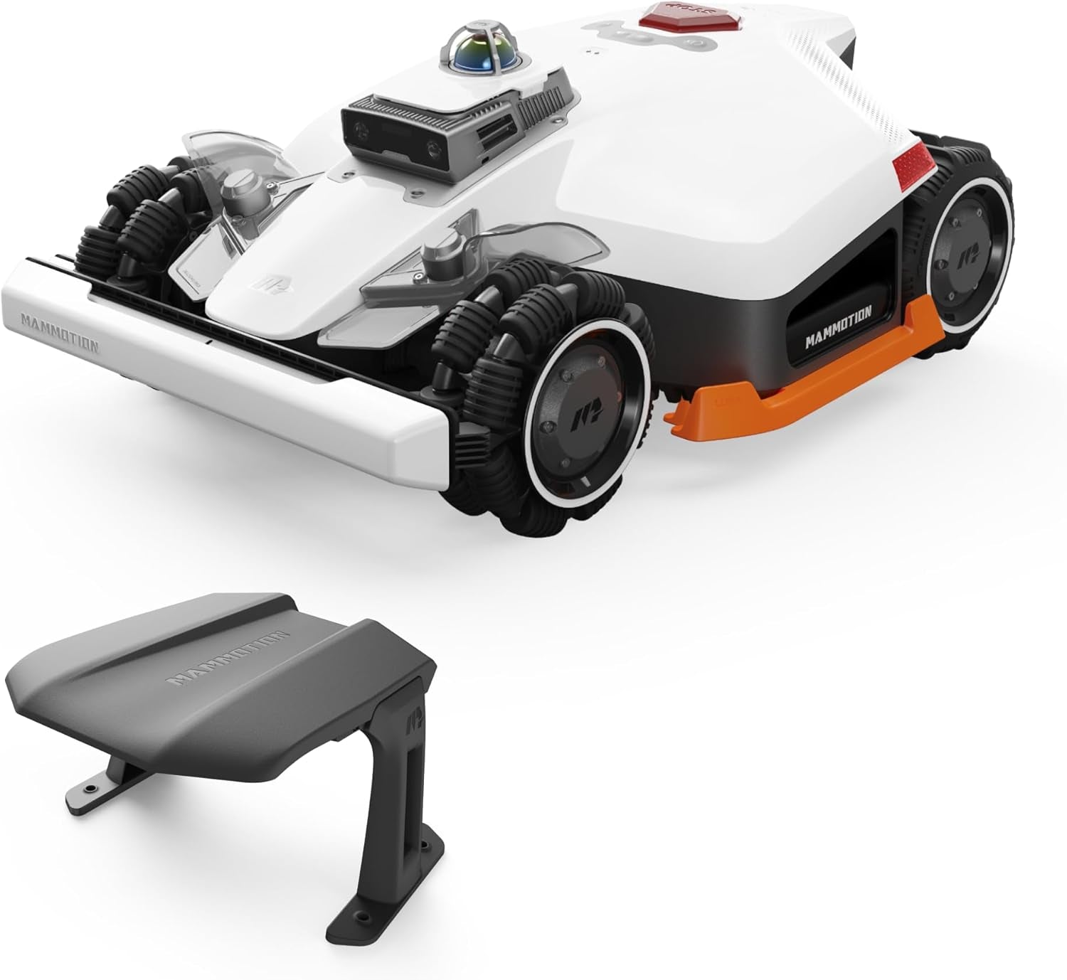 LUBA 3 AWD 5000 Robot Lawn Mower with Garage, 1.25 Acres, 360° Lidar+Netrtk+Ai Vision, All-Wheel-Drive for 80% Slopes, 50 Multi-Zone Management, Cutting Height 1.0"-2.7"