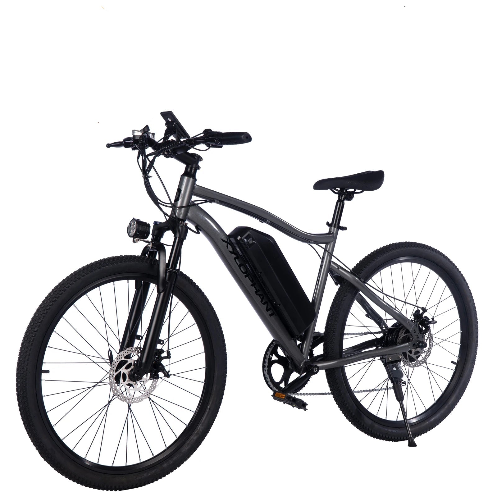 Adult electric bicycle for city commute and leisure ride, featuring a sturdy frame and high-capacity battery.