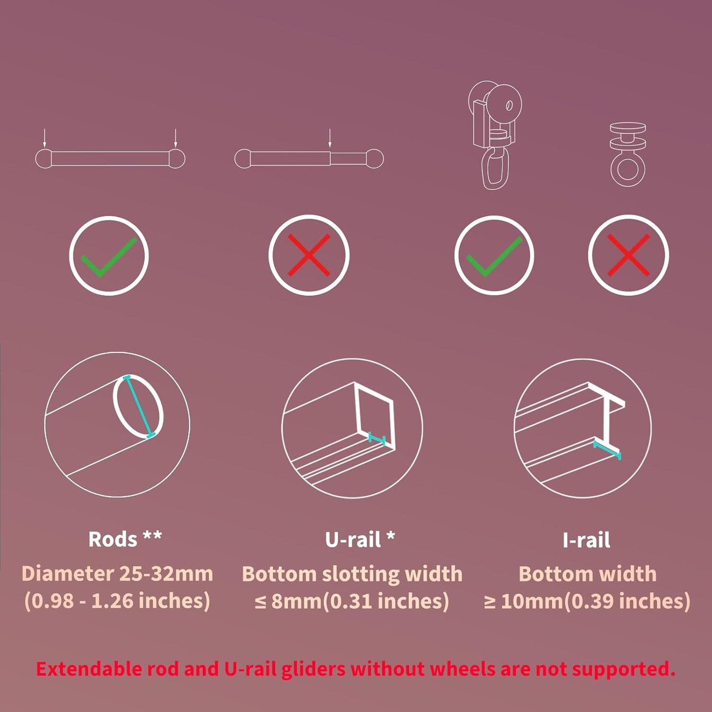 [Upgraded Version]  Smart Curtain Motor E1 (Rod Version, 1 Pack), Requires  Zigbee 3.0 HUB, Not Support Hubs from Other Brands, Support Homekit, Alexa and IFTTT