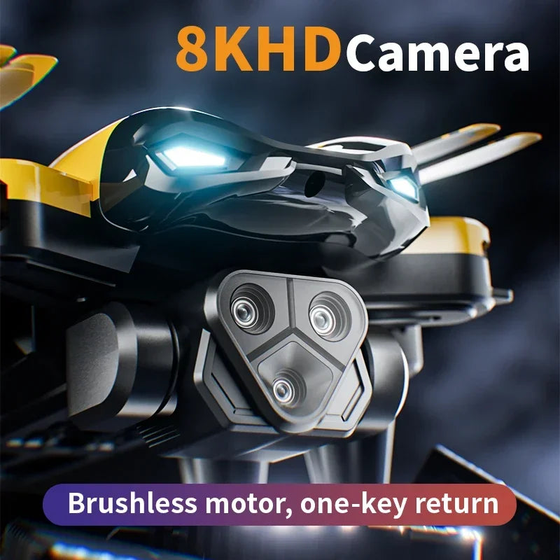 Foldable 8K Professional Triple Camera Drone