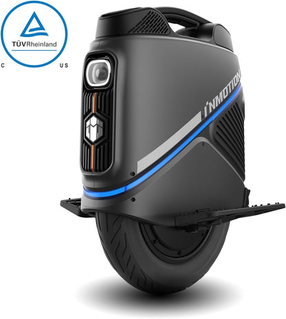 INMOTION V9 Electric Unicycle with Seat for Adults – 16” Self-Balancing EUC with Suspension, One Wheel Scooter with GPS Tracking & Remote Lock (UL-2272 Certified)
