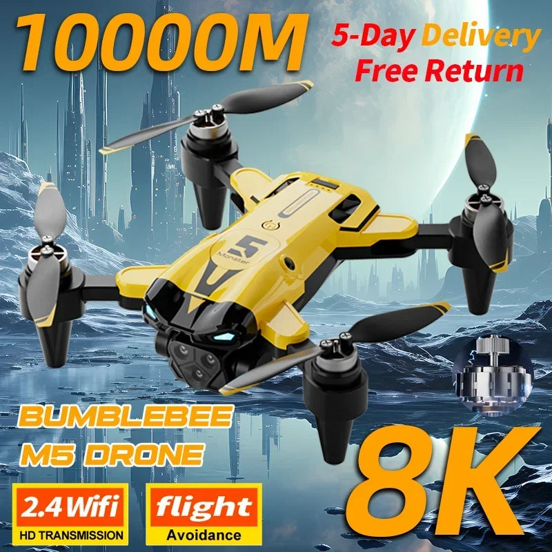Foldable 8K Professional Triple Camera Drone