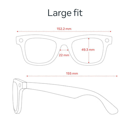 Ray-Ban Meta (Gen 2), Wayfarer, Matte Black | Smart AI Glasses for Men, Women — 2X Battery Life — 3K HD Resolution — 12 MP Ultra-Wide Camera, Audio, Video — Clear Lenses — Wearable Technology