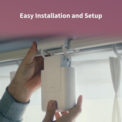 [Upgraded Version]  Smart Curtain Motor E1 (Rod Version, 1 Pack), Requires  Zigbee 3.0 HUB, Not Support Hubs from Other Brands, Support Homekit, Alexa and IFTTT