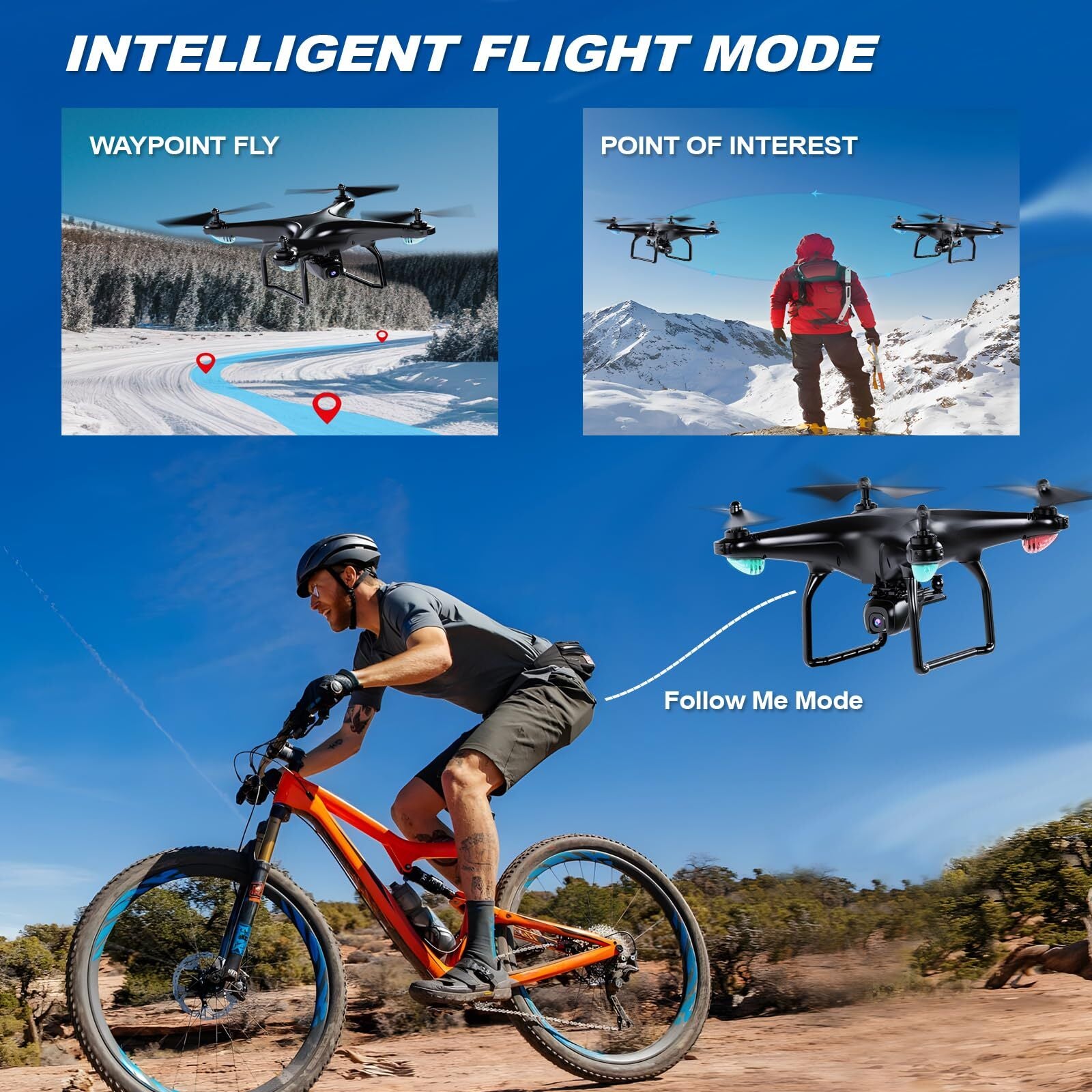 GPS drone with 4K camera