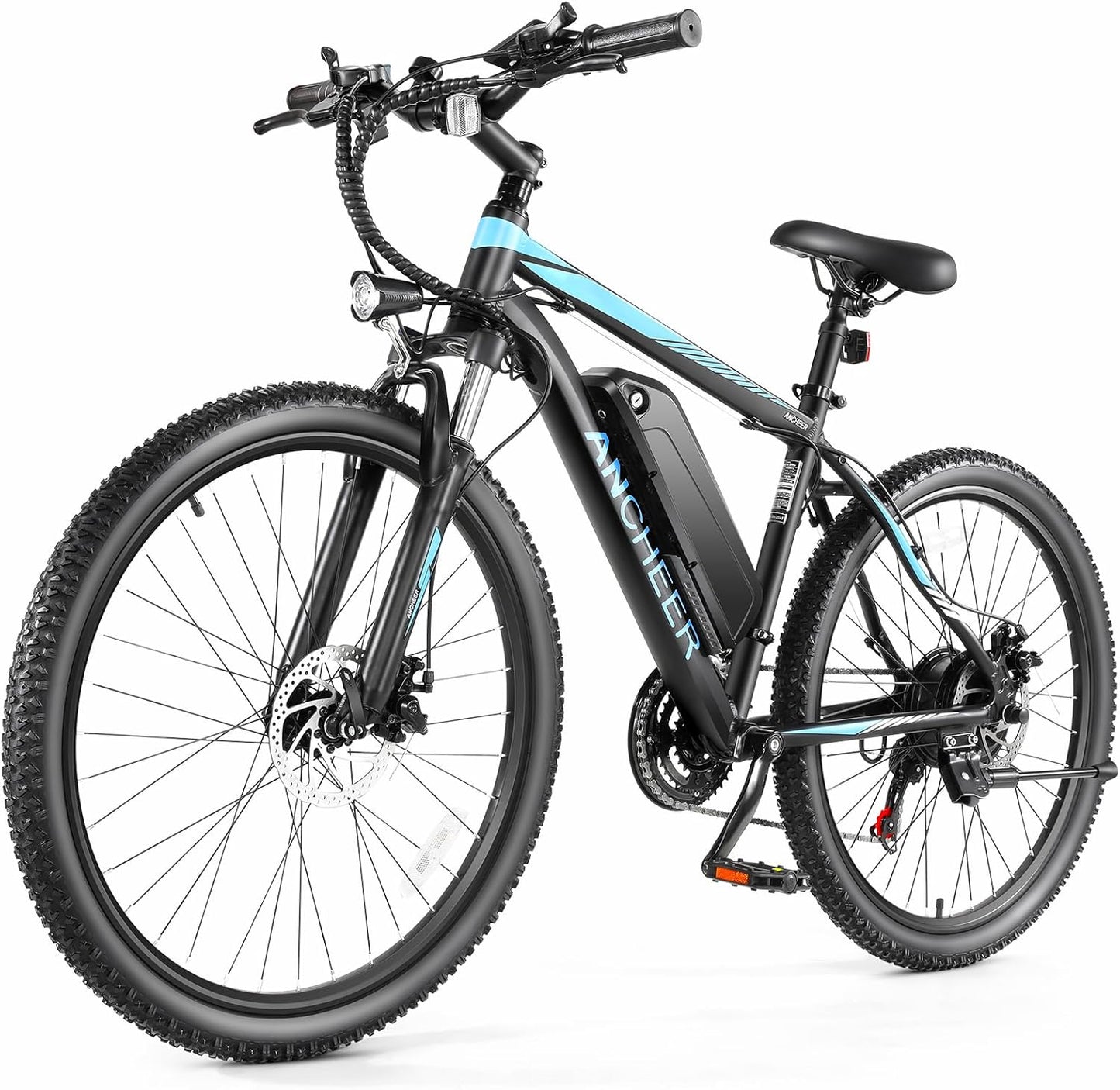 Electric Bike for Adults, Electric Mountain Bike, 26" Sunshine Ebike, 19.8MPH Electric Bicycle with 48V/374Wh Battery, 7/21Speed, UL2849 Compliant