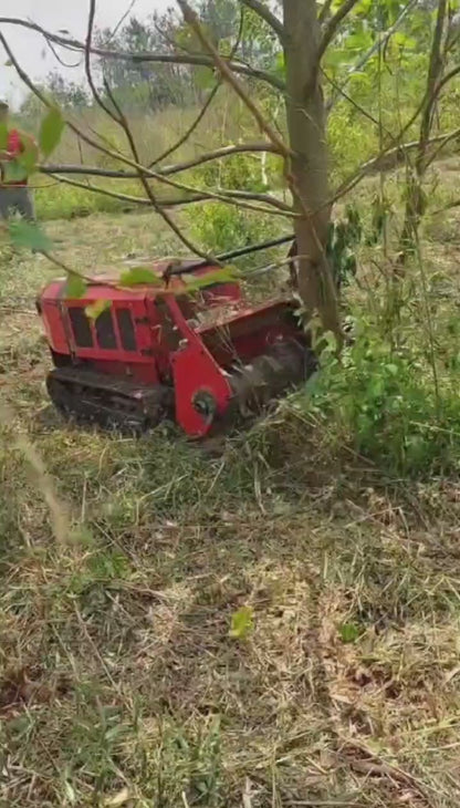GKK80T Forest Mulcher — Tracked Remote-Control Forestry Mulcher (800mm)